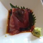 韻松亭 - お刺身（かつおとマグロ）