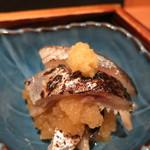 神楽坂 おいしんぼ - 呑兵衛つまみセット　（〆秋刀魚のおろし和え）