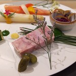 銀座 大石 - 鶉のテリーヌ