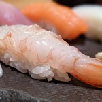 Sushi Rosan - 生海老（手巻き付き盛り合わせ）