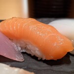 Sushi Rosan - サーモン（手巻き付き盛り合わせ）