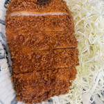 百年亭 - ロースかつアップ