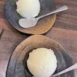 百年亭 - ゆずシャーベット