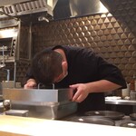 銀座 大石 - スモークして