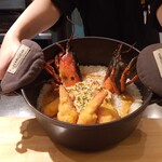 銀座 大石 - オマール海老のご飯