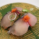 海鮮寿司とれとれ市場 - 和歌山県産サワラタタキ