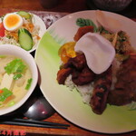 熱帯食堂 高槻本店 - 気まぐれナシチャンプルランチ　1100円(税込)