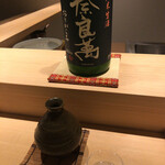 Sushi Karashima - 福島 奈良萬 純米生原酒 おりがらみ
                        →微発泡で軽やかながらも甘ったるくないスッキリとした良酒(^^)