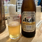 Ramen Dokoro Ayumiya - 瓶ビール、いつも、良い冷え具合...