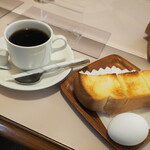 喜与女茶寮 - コーヒー \390-でAセットモーニング