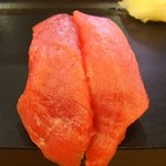 すしざんまい - まぐろ赤身　１貫１２８円