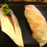 すしざんまい - あじ　１４８円　活たい　１９８円