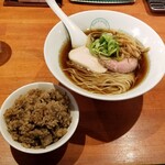 麺屋 六感堂 - THE RAMEN（醤油）＋チャコ飯