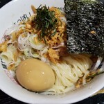 塩そば専門店 桑ばら - 冷やし塩油そば＋半熟玉子