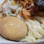 塩そば専門店 桑ばら - 冷やし塩油そば＋半熟玉子