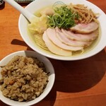 麺屋 六感堂 - THE RAMEN（しお）＋チャコ飯