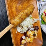 お食事処 寿味 - 2500円コース　つくね、下足串