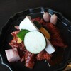 Yakiniku Mizumoto - ハラミ盛り盛りランチ（ハラミ、ソーセージ、茄子、ピーマン、カボチャ、エリンギ、牛脂）