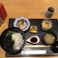 お料理 とみやま - ねぎとろ・釜揚げしらすの2食丼御前　¥1,480