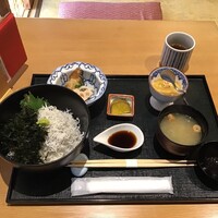 お料理 とみやま - ねぎとろ・釜揚げしらすの2食丼御前　¥1,480