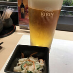 Sushizammaitakumi - 生ビール660円
                        お通し330円
