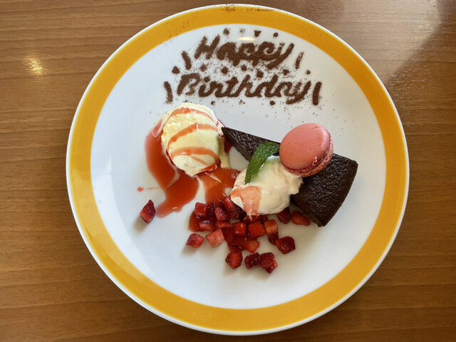 お誕生日のデザート By 粉パンダ ココス 足利芳町店 足利 ファミレス 食べログ