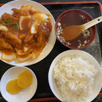 吉満飯店 - 酢豚定食850円です