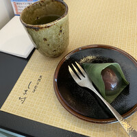 天然うなぎ しま村 - 葛餅。