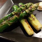 旬彩 一花 - アスパラ塩焼き