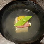 肉和食 月火水木金土日 - 和牛「ヒウチ」清汁仕立て