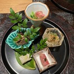 肉和食 月火水木金土日 - 黒毛和牛と豆苗その他