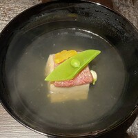 肉和食 月火水木金土日 - 和牛「ヒウチ」清汁仕立て