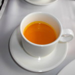 リストランテ・スコーラ - 赤ピーマンの冷製スープ