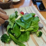 ヤマガタ サンダンデロ - 9.28訪問：ランチコース（￥1,800）バーニャカウダ