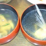 水軍 - お願いして作ってもらったお吸い物です