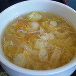 ふぁんてん - 炒飯のスープ