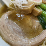 中華そば 深緑 - もろみポークバラ