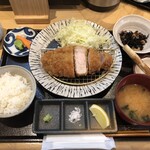 箱崎 井のかわず - 上ロースかつランチ￥1,000