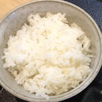 Hakozaki Inokawazu - 「ひのひかり」の白ご飯、うまい！。おかわりOKですよ♪