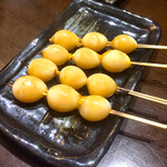 三酉屋 - うずら卵@165円