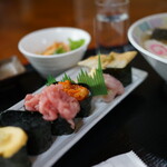 Sushi Kouraku - 握りラーメン（ランチ¥900税込み）