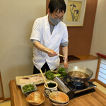 柚木元 - しゃぶしゃぶで