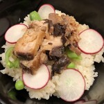 麺屋一燈 - 鰤の炊き込みご飯