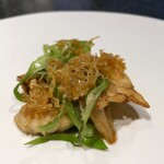 イチリン ハナレ - 五島列島 マハタの炒めもの