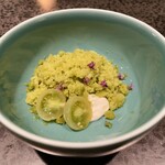 イチリン ハナレ - 大葉のシャーベット トマト 蜂蜜ヨーグルト
