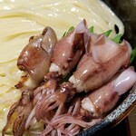 ラーメン巌哲 - 創作塩つけ麺「富山湾産 蛍烏賊」