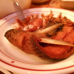 フィリピンレストラン イポイポ - ダイン　ナ　バゴス（ビネガー漬けミルクフィッシュのフライ）