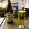Sensai Motsuyaki Waka Daishou - ビールは瓶です、ビン！赤星でしょ～！