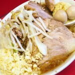 ラーメン二郎 - ラーメン小＋ニンニク多め＋ショウガ半分
