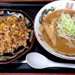 長ちゃんラーメン - チャーハンセット（みそラーメン）